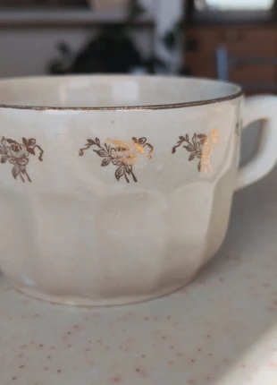 Tazza vintage anni 50 con disegni in oro, marca: Vintage Boutique, estado: Bom, €2.50, €3.33 inclui Proteção do Comprador