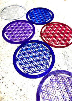 Fleur de vie en plexiglass, marque: Esoterism, état: Neuf avec étiquette, 10,00 €, 11,20 € Protection acheteurs (Pro) incluse