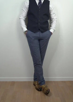 Pantalon bleu clair slim fit taille 40, marke: Devred, zustand: Sehr gut, größe: W30 | DE 46, 14,00 €, 15,40 € inklusive Vinted-Käuferschutz