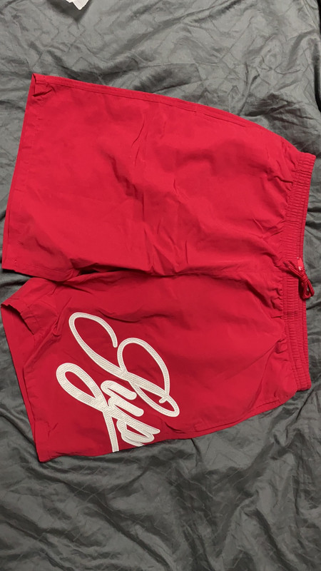 supreme mesh script water short red - Vinted