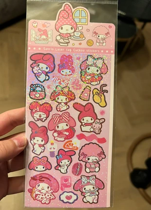 Kawaii stationery glitter stickersheet my melody, sanrio character my melody nr 19 glitter sticker, marque: Sanrio, état: Neuf sans étiquette, taille: Taille unique, 1,00 €, 1,75 € Protection acheteurs incluse