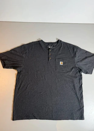 Tshirt Carhartt gris loose fit avec poche taille XL, brand: Carhartt, condition: Very good, size: XL, €12.00, €13.30 includes Buyer Protection