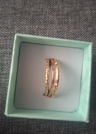 Triple plain ring set, condition: Very good, size: 18.1 mm / P½, £5.00, £5.95 includes Buyer Protection