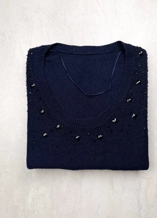 Sweat sans capuche/pull marine Taille 40, Très bon état, condition: Very good, size: L / 40 / 12, €3.00, €3.85 includes Buyer Protection