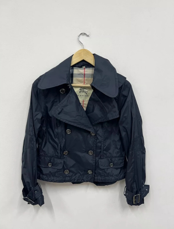 Navy Burberry Jacket 2