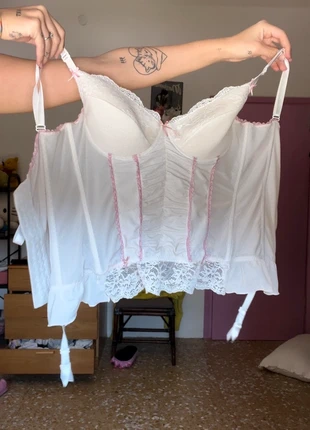 Top Corsetto rosa, marke: COQUETTE, zustand: Sehr gut, größe: 90C, 8,00 €, 9,10 € inklusive Vinted-Käuferschutz