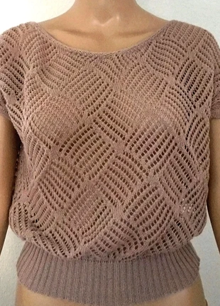 Top en mailles manches courtes vintage 80's, marque: Vintage, état: Très bon état, taille: S / 36 / 8, 7,00 €, 8,05 € Protection acheteurs (Pro) incluse