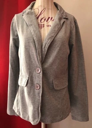 Veste femme grise manches longues taille 40, marque: MustHave, état: Très bon état, taille: L / 40 / 12, 2,50 €, 3,33 € Protection acheteurs incluse