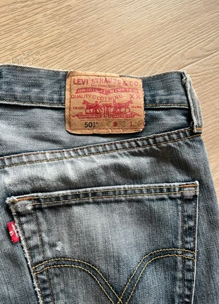 Vintage 501 Levi’s W34 L32 lightwashed straight leg jeans, merk: Levi's, staat: Heel goed, maat: W33 | FR 42, € 52,50, € 55,83 inclusief Kopersbescherming