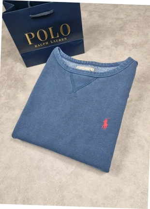 Pull Sweat Col Rond Crewneck Ralph Lauren Vintage Bleu Logo Rouge Taille L Homme, brand: Ralph Lauren, condition: Very good, size: L, €47.00, €50.05 includes Buyer Protection