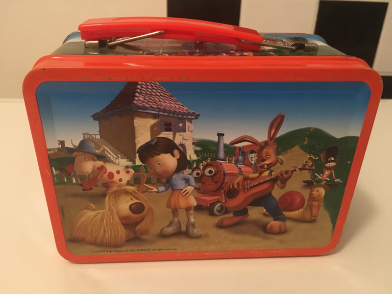 Boite a gouter en metal Kinder Surprise vintage valise coffret - Kinder