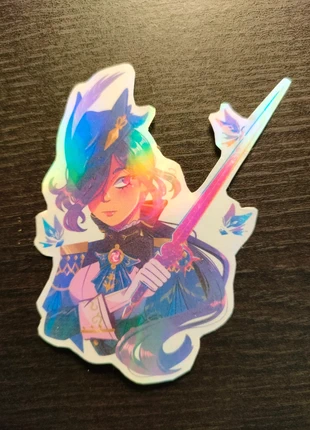 Holographic sticker Clorinde Genshin Impact, marque: Genshin impact, état: Neuf sans étiquette, 1,00 €, 1,75 € Protection acheteurs incluse