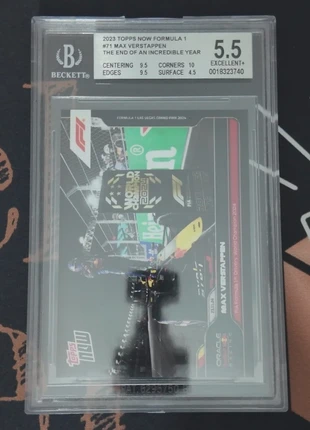 Beckett 5.5 Max Verstappen, marque: Topps, état: Satisfaisant, 19,99 €, 21,69 € Protection acheteurs (Pro) incluse