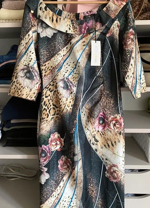Robe Avec fleurs Christina Barros style rétro taille 40 L neuve, merk: christina Barros, staat: Nieuw met prijskaartje, maat: L / 40 / 12, € 6,00, € 7,00 inclusief Kopersbescherming Pro