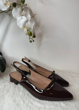 Slingback marrons vernies 43, marque: Boutique indépendante, état: Neuf sans étiquette, taille: 43, 23,00 €, 24,85 € Protection acheteurs (Pro) incluse