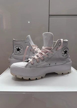 Converse Lugged blanches en cuir, marca: Converse, estado: Satisfactorio, tamaño: 37, 15,00 €, 16,45 € Protección al comprador incluida