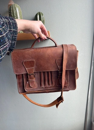 Leren tas cognac, marque: merkloos, état: Bon état, 15,00 €, 16,45 € Protection acheteurs incluse