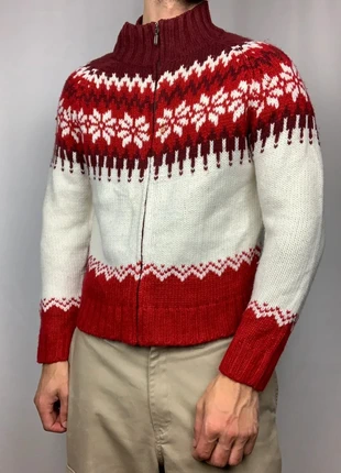 Gilet Blanc et Rouge à motifs Sonoma Vintage, marque: Sonoma, état: Satisfaisant, taille: M, 9,00 €, 10,15 € Protection acheteurs (Pro) incluse