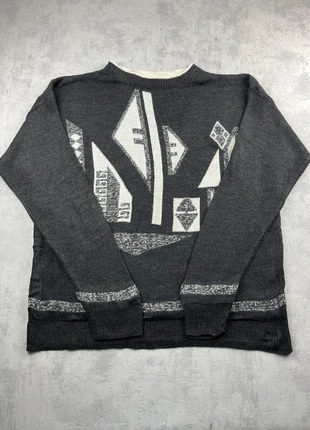 Pull d’hiver à motifs cable knit ethnic vintage 80s 90s 00s y2k - XL, brand: Vintage Dressing, condition: Very good, size: XL / 42 / 14, €22.00, €23.80 includes Buyer Protection