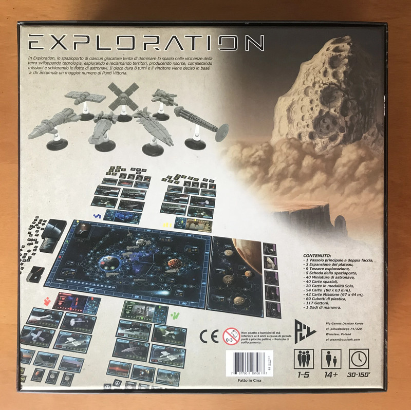 Exploration - Kickstarter KS - in Italiano - Gioco da tavolo - Ply Games 2