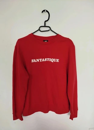 Sweatshirt H&M rouge taille S, marke: H&M, zustand: Neu, größe: S / 36 / 8, 4,00 €, 4,90 € inklusive Vinted-Käuferschutz