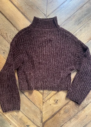 Pull col roulé marron, brand: H&M, condition: Very good, size: S / 36 / 8, €8.00, €9.10 includes Buyer Protection