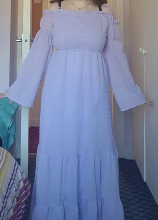 Off The Shoulder Tiered Maxi Dress, brand: H&M, condition: New without tags, size: S / 36 / 8, €7.00, €8.05 includes Buyer Protection