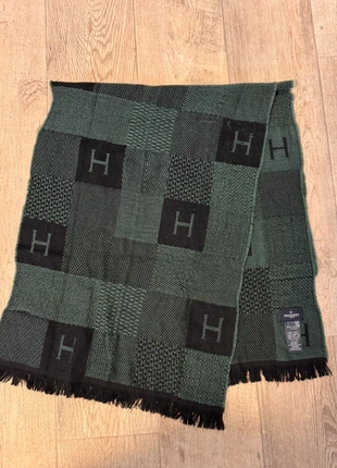 Écharpe Hackett london verte à motifs – 100% laine, marque: Hackett London, état: Bon état, 18,00 €, 19,60 € Protection acheteurs incluse