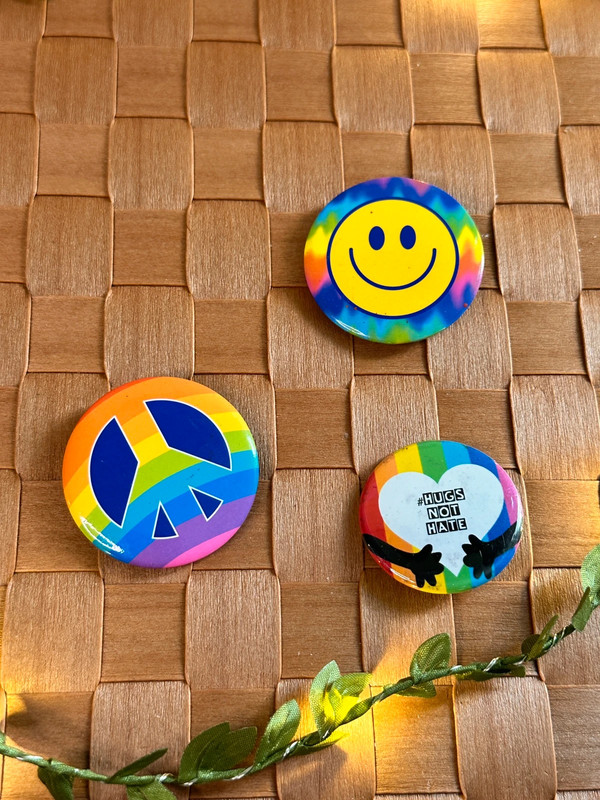 PRIDE button pins 2