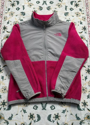 Veste Gilet Polaire patchwork TNF The North Face Denali gris et rose fushia - Fille 14-16 ans S, brand: The North Face, condition: Very good, size: S, €35.00, €37.45 includes Buyer Protection