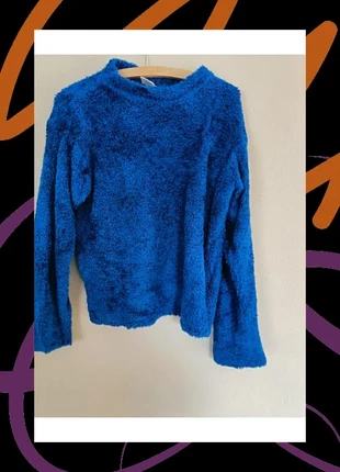 Pull court vintage bleu pétrole en maille duveteuse – Taille M/L oversize, marque: Vintage Dressing, état: Très bon état, taille: M / 38 / 10, 8,50 €, 9,63 € Protection acheteurs incluse