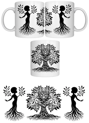 mug personnalisé arbre de vie 1, brand: Fait Main, condition: New without tags, €12.00, €13.30 includes Buyer Protection Pro