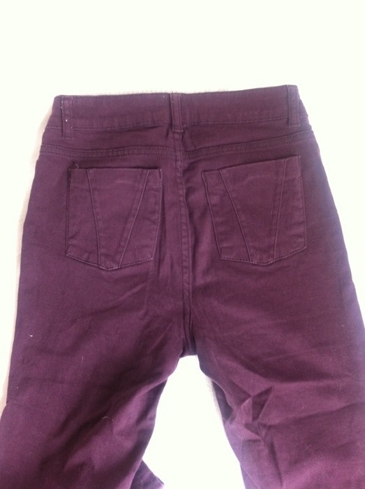 Pantalon couleur prune 2