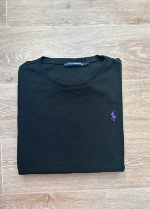 Pull fin / sous pull / t-shirt manches longues Ralph Lauren noir logo violet taille L, marke: Ralph Lauren, zustand: Sehr gut, größe: L, 25,00 €, 26,95 € inklusive Vinted-Käuferschutz