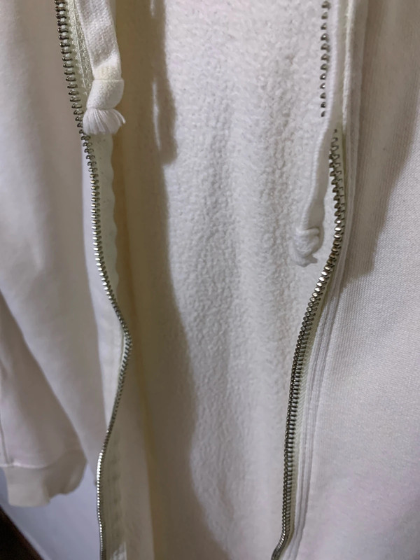 Morbida felpa lunga oversize tgM bianca cappuccio donna Vinted