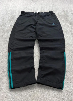 Black Adidas trackies Medium loose y2k style joggers adjustable side stripe track pants, brand: Adidas by stella mccartney, condition: Good, size: M, £28.00, £30.10 includes Buyer Protection Pro