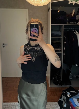 vintage body mit spitze, merk: Vintage, staat: Heel goed, maat: M / 38 / 10, € 11,00, € 12,25 inclusief Kopersbescherming