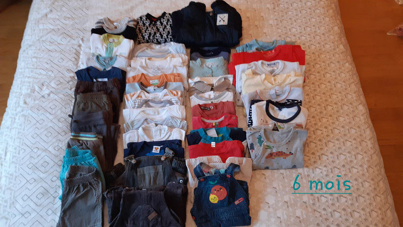 lot vêtements bébé garçon 6 mois