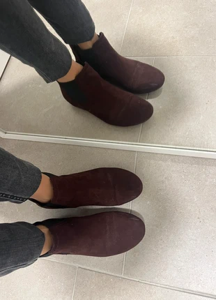 Rote kurze Stiefel – Größe 40, marke: Deichmann, zustand: Zufriedenstellend, größe: 40, 4,00 €, 4,90 € inklusive Vinted-Käuferschutz