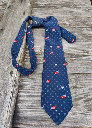 Seide Schlips, Krawatte, glasnost, friedenstaube, marque: The Rack, état: Satisfaisant, 3,00 €, 3,85 € Protection acheteurs incluse