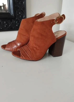 Primark Open Toe Open Heel Ankle Boots Size 3/36, marque: Primark, état: Très bon état, taille: 36, 3,50 €, 4,38 € Protection acheteurs incluse