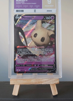 Carte Pokmon Mimiqui V 62/163 ~ E&B Styles De Combat ~ Grade 9 PureGrading, marque: Pokémon, état: Très bon état, 18,00 €, 19,60 € Protection acheteurs incluse