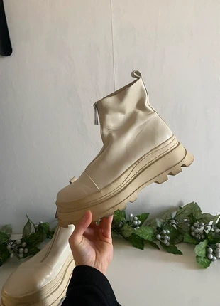 Bottines bottes crème femme ZARA taille 38 grunge, marque: Zara, état: Bon état, taille: 38, 11,99 €, 13,29 € Protection acheteurs incluse