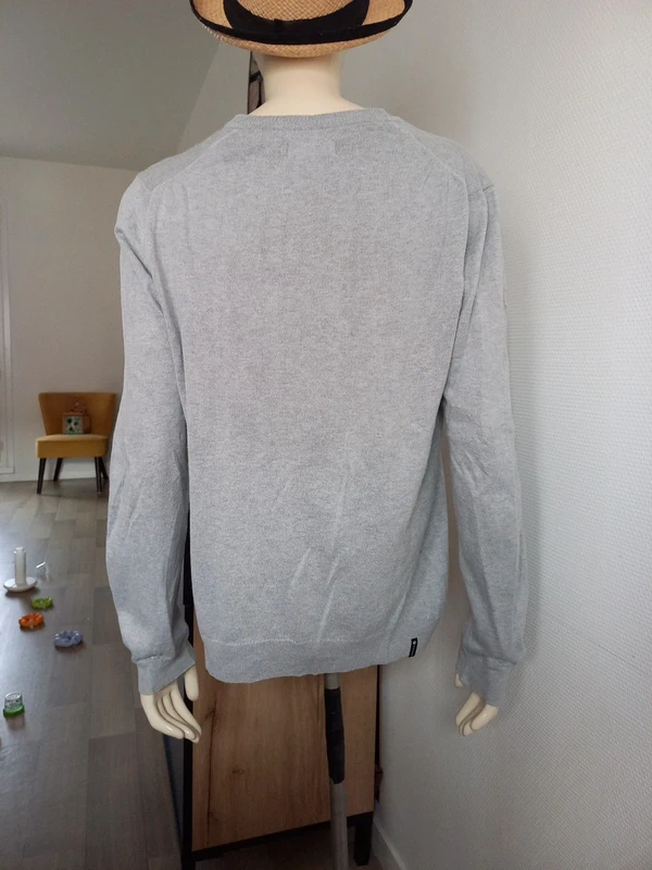 Pull gris homme T.S - photo numéro 4
