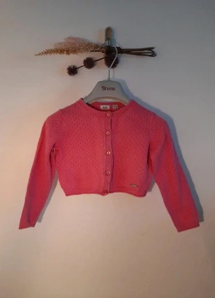 Cardigan fucsia per bimba, merk: Blukids, staat: Heel goed, maat: 12-18 maanden / 80 cm, € 4,00, € 4,90 inclusief Kopersbescherming