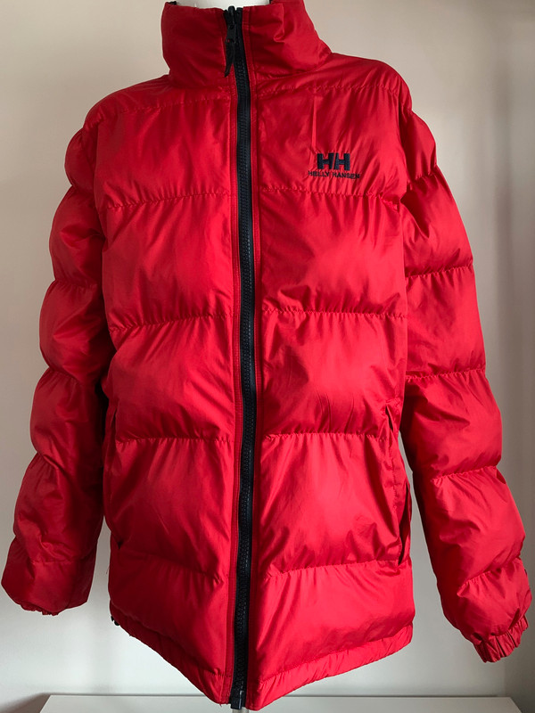Helly Hansen HH Puffer Puffa Reversible Jacket Mens Large Red Blue ...