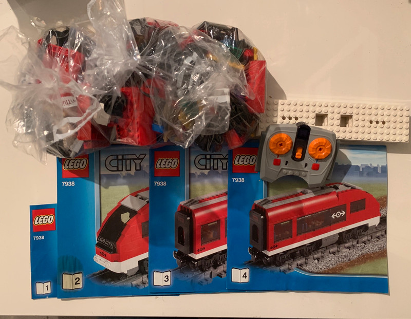 Les rails du train Lego