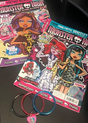 Monster High Official 2015 Magazines Bundle Issue 29/30 Bracelets Bangles, brand: Monster High, condition: Good, size: One size, £9.00, £10.02 includes Buyer Protection