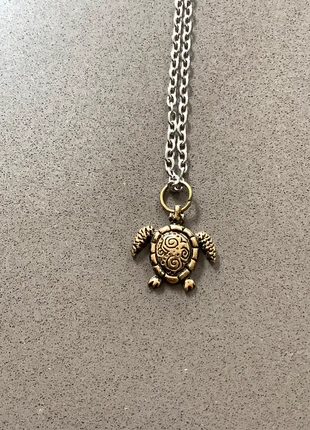 Bronze tone turtle mini pendant chain necklace, condition: Very good, £4.00, £4.90 includes Buyer Protection Pro