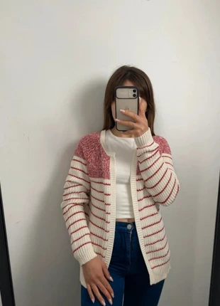 Vero moda kardigan biało czerwony w paski rozmiar m idealny, marque: Vero Moda, état: Très bon état, taille: M / 38 / 10, 13,00 €, 14,35 € Protection acheteurs incluse